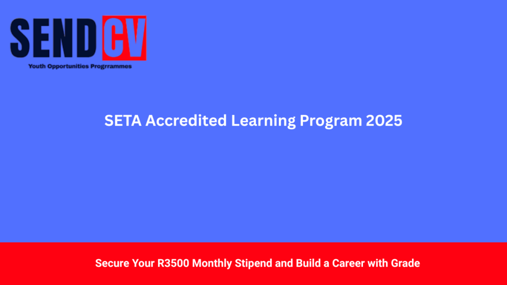 SETA Accredited Training Learnerships
