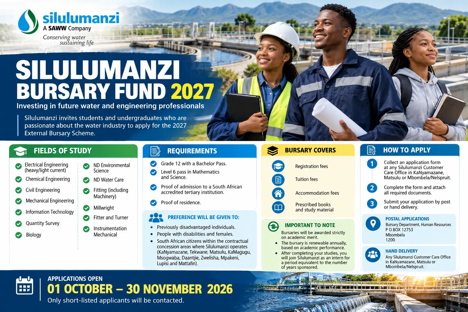 Silulumanzi bursary 2027